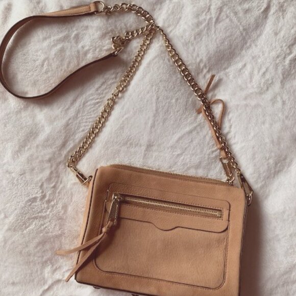 Rebecca Minkoff Avery Crossbody Mini Bag in Suede - Picture 1 of 5